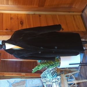 Faux Fur coat Size S. Teddy bear. Animal texture. Straight silhouette